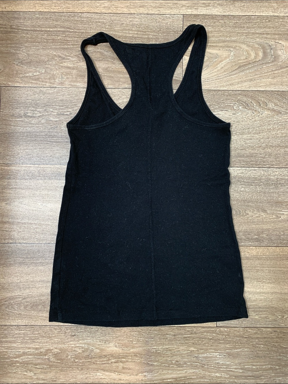 Universal Thread Black Ribbed Slim Racerback Tank - Picture 3 of 4